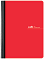 Office Depot® Brand Poly Composition Book, 7 1/2" x 9 3/4", Wide Ruled, 80 Sheets, Red