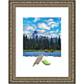 Amanti Art Rectangular Wood Picture Frame, 13” x 16" With Mat, Parisian Silver 1 thumbnail image