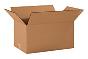 Partners Brand Corrugated Boxes, 20" x 12" x 10", Kraft, Pack Of 20