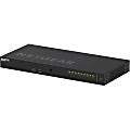 Netgear AV Line M4250-16XF 16x1G/10G Fiber SFP+ Managed Switch - Manageable - 3 Layer Supported - Modular - 19.27 W Power Consumption - Optical Fiber - 1U High - Rack-mountable - Lifetime Limited Warranty