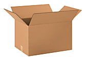Partners Brand Corrugated Boxes, 20" x 14" x 12", Kraft, Pack Of 20