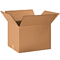 Partners Brand Corrugated Boxes, 20" x 16" x 14", Kraft, Pack Of 20