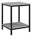 Sauder® North Avenue Side Table, 20"H x 15-1/2"W x 15-1/2"D, Faux Concrete 1 thumbnail image
