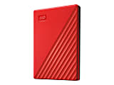 Western Digital My Passport Portable HDD 2TB Red - Office Depot