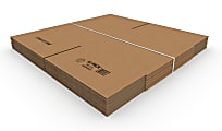 Office Depot® Brand Corrugated Boxes, 20"L x 20"W x 20"H, Kraft, Pack Of 10