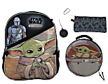 Accessory Innovations 5-Piece Kids' Licensed Backpack Set, Mandalorian 1 thumbnail image