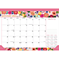 2025 BrownTrout Bonnie Marcus Monthly Desk Pad Calendar, 17" x 12", Family and Children, January to December 2025, 9781975479428 1 thumbnail image