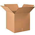 Partners Brand Corrugated Cube Boxes, 22"L x 22"W x 22"H, Kraft, Pack Of 10