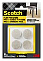 Scotch® Floor Protection Felt Pads, Round, 1", White, Pack Of 16 Pads 1 thumbnail image