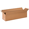 Partners Brand Long Corrugated Boxes, 24"L x 6"H x 6"W, Kraft, Pack Of 25