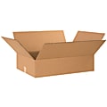 Partners Brand Flat Corrugated Boxes, 24" x 18" x 6", Kraft, Pack Of 20 1 thumbnail image