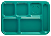 Cambro Co-Polymer® Compartment Trays, Teal, Pack Of 24 Trays