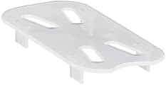 Cambro Translucent GN 1/9 Drain Shelves, 9/16"H x 2-5/16"W x 4-7/8"D, Pack Of 6 Shelves