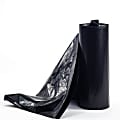 MultiPlast Systems Low Density Can Liners, 2 mil, 60 Gallon, 58 x 38 , 20% Recycled, Black, 10 Bags Per Pack, Case Of 10 Packs 1 thumbnail image