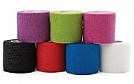 Medline Caring Non-Sterile Self-Adherent Elastic Wraps, 2" x 5 Yd., Assorted Colors, Pack Of 36 1 thumbnail image