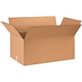 Partners Brand Corrugated Boxes, 28" x 16" x 12", Kraft, Pack Of 10