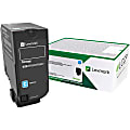 Lexmark Unison Original High Yield Laser Toner Cartridge - Cyan - 1 Each - 12000 Pages 1 thumbnail image