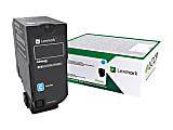 Lexmark - High Yield - cyan - original - toner cartridge LRP - for Lexmark CS720de, CS720dte, CS725de, CS725dte 1 thumbnail image