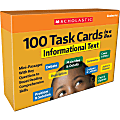 Scholastic Teaching Solutions 100 Task Cards In A Box: Informational Text, Grades 4 To 6 1 thumbnail image