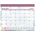 2024 AT-A-GLANCE® Dreams Monthly Desk Pad Calendar, 21-3/4" x 17", January To December 2024, SK83-704