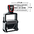 Custom 2000 Plus® PrintPro™  2660D Self-Inking Heavy Duty Dater/ Date Stamp, 1 Or 2 Color, 1-3/8" x 2-3/16" Rectangle 1 thumbnail image