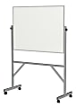 Ghent Reversible Magnetic Dry-Erase Whiteboard, 72" x 53", Aluminum Frame With Silver Finish