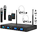 PylePro Premier PDWM4350U Wireless Microphone System - 673 MHz to 698 MHz Operating Frequency