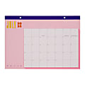 2025-2026 Happy Planner Organized Desk Calendar, 17” x 12”, Riso Pop, July 2025 To June 2026, CD00073001 1 thumbnail image