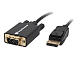 Comprehensive Displayport To VGA Converter Cable, 6'