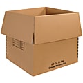 Partners Brand Deluxe Packing Boxes, 24"H x 24"W x 24"D, Kraft, Pack Of 10