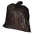 Genuine Joe 1.5 mil Trash Bags, 33 gal, 33"W, Brown, 100 Bags 1 thumbnail image