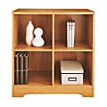 Realspace® Magellan 4-Cube Bookcase, Honey Maple