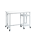 Sauder® Craft Pro Series® 48"W Fold-Out Work Cart, White