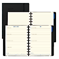 Filofax® Weekly Planner With 20 Removable Note Pages, 10 7/8"H x 8 1/2"W, 30% Recycled, Black, January–December 2017 1 thumbnail image
