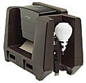 Cambro Soap And Multifold Paper Towel Dispenser For Camtainer, 13-3/8"H x 10-1/8"W x 19-3/8"D, Dark Brown 1 thumbnail image