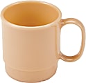 Cambro Camwear Dinnerware Mugs, 7.5 Oz, Beige, Pack Of 48 Mugs