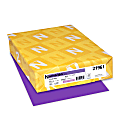 Astrobrights® Color Multi-Use Printer & Copy Paper, 1 Ream, Gravity Grape, Letter (8.5" x 11"), 500 Sheets Per Ream, 24 Lb, 94 Brightness 1 thumbnail image