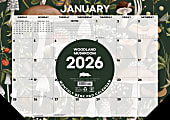 2026 Willow Creek Press Monthly Desk Pad Calendar, 12" x 17", Woodland Mushroom, January To December, 57186 1 thumbnail image