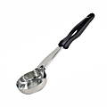 Vollrath Spoodle Solid Portion Spoon With Antimicrobial Protection, 3 Oz, Black