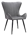 Zuo Modern Alejandro Dining Chairs, Vintage Gray, Set Of 2 Chairs