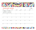 Blue Sky™ Trina Turk Monthly Wall Calendar, 12" x 15", Coppelia Shorts, January To December 2020, 117495 1 thumbnail image