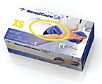 SensiCare Silk® Powder-Free Nitrile Exam Gloves, X-Small, Dark Blue, Box Of 250