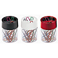 Office Depot® Brand Color Paper Clip Dispensers, Assorted, Pack Of 3 1 thumbnail image