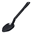 Carlisle Solid High-Heat Serving Spoons, 13"L, Black, Pack Of 12