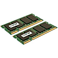 Crucial 8GB DDR2 SDRAM Memory Module - 8GB (2 x 4GB) - 800MHz DDR2-800/PC2-6400 - Non-ECC - DDR2 SDRAM - 200-pin SoDIMM 1 thumbnail image
