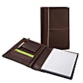 FORAY® Padfolio With Pockets, 9' x 6", Brown 1 thumbnail image