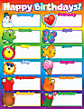 Scholastic Practice Chart, Happy Birthday, 17" x 22" 1 thumbnail image