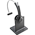 Cisco 561 Headset - Mono - Wireless - DECT 6.0 - 300 ft48 kHz - Over-the-head - Monaural - Supra-aural - Uni-directional, Electret, Condenser Microphone - Black