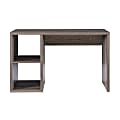 Linon Emmet 49"W 2-Cube Computer Desk, Gray 1 thumbnail image