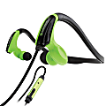 GOgroove AudiOHM CFT Behind-The-Head Headphones, Green